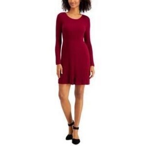Style & Co Petite Ribbed Sweater Dress